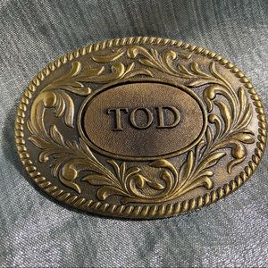 The Kenny Company Vintage Brass Belt Buckle TOD